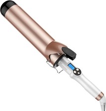 Hoson 50mm Curling Tongs Large Barrel for Long Hair, Big Barrel Curling Wand