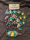 Vintage TMNT Teenage Mutant Ninja Turtles Lot Of 15 Figures Vehicle Accessories