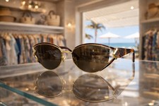 Laura Biagiotti LB 713/S Vintage Sunglasses Made in Italy Gold  Tortoiseshell