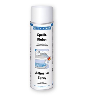 (22,98 EUR/l) WEICON Sprühkleber, sprühbarer Kontaktklebstoff, 500 ml