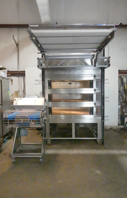 MIWE 2014 ELECTRIC CONDO TRIPLE DECK OVEN W/ OVEN LOADER AND DOUGH TECH BREAD MO