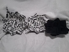 Bowl Cozy Set Of 6 Nightmare Before Christmas  Reversible Blk White Skellington