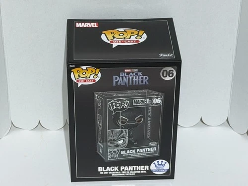 NEW SEALED Black Panther #06 Funko Pop Die-cast Metal Marvel CHANCE OF CHASE!