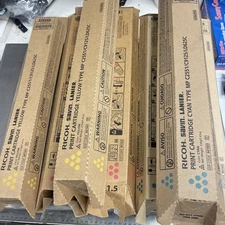 Lot 7 OEM Genuine Ricoh Savin Lanier  MP C2551 Toner Cartridges