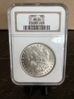 1897-P Morgan Silver Dollar NGC MS65 Great Luster!