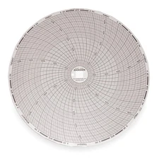 DICKSON C444 Circular Paper Chart, 7 day, 60 pkg 1PRT4