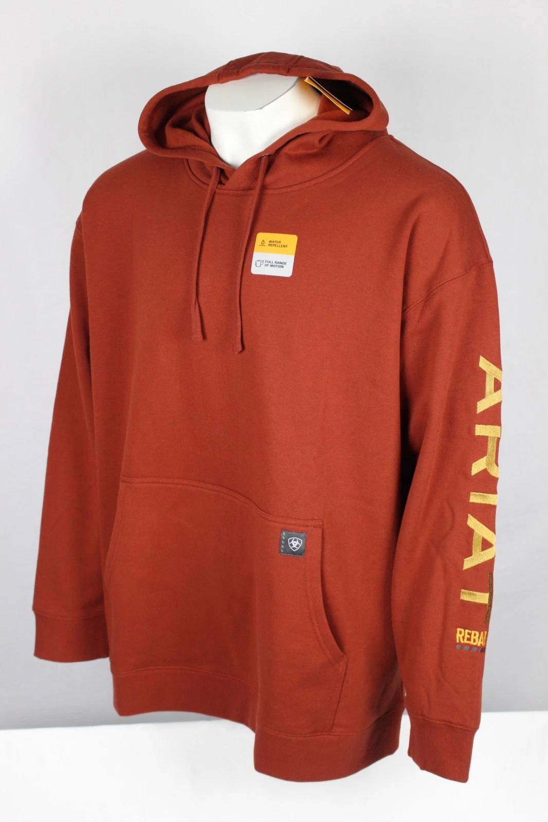 Ariat Men's Hoodie Rebar Graphic Long Sleeve Logo Burnt Henna / Cumin 10046663
Opens in a new window