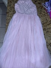 Speechless Girls' A-Line Pink Long Mesh Party Dress Size 16 Sleeveless