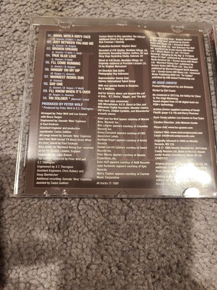 Lou Gramm Long Hard Look CD new Rock Candy Records Reissue Foreigner Rare CD Foto 3 de 4