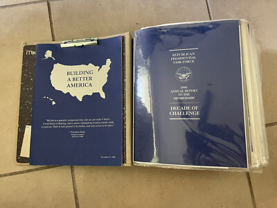 Large 1980s White House Correspondence Collection Alva Crisp Reagan Bush Dole