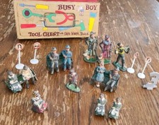 Vintage 1930's Lot Barclay/Manoil Lead/Metal Railroad Figures