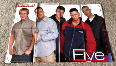 FIVE Top Of The Pops Giant Poster ADAM RICKITT (Nick in Coronation Street)