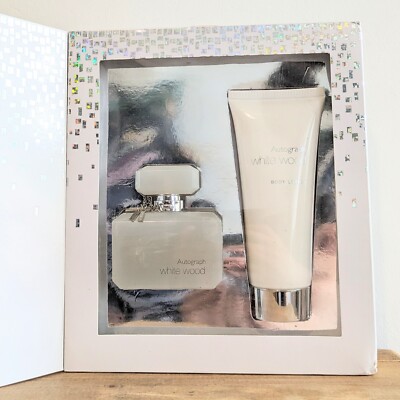 M&S Autograph White Wood 45ml Perfume Lotion 100ml Marks Spencer  Discontinued UK