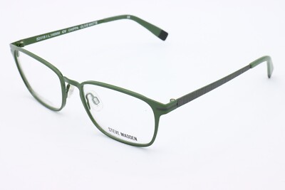 NEW STEVE MADDEN CHIPPA OLIVE AUTHENTIC FRAMES EYEGLASSES 52-18