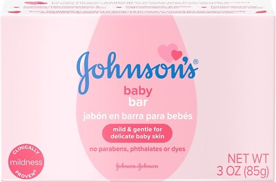 Johnson's Baby Body Soap Bar, Gentle for Baby Bath and Skin Care, Hypoallergenic