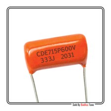 Sprague Orange Drop .033uf 600V - Tapa Tono Guitarra y Bajo - Cantidad: (1)