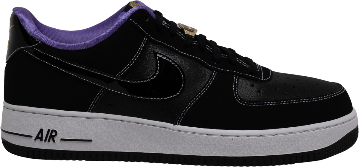 Nike Air Force 1 Low World Champ Lakers Black Purple Shoes 