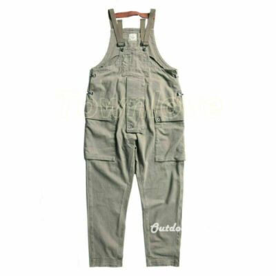 Red Tornado Naval Dungaree Army Vintage Herringbone Men Overalls