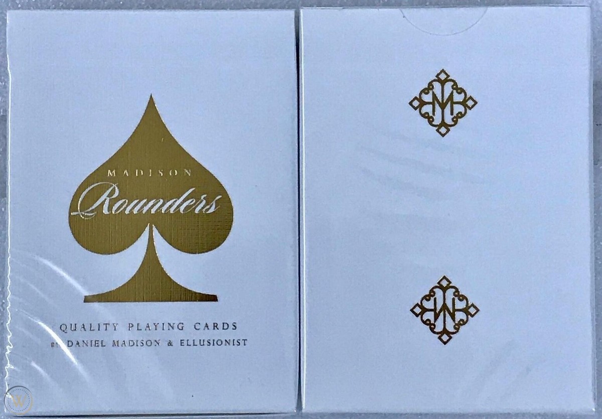 トランプ】Rounders deck Black Madison Rounders - Deck Review - YouTube