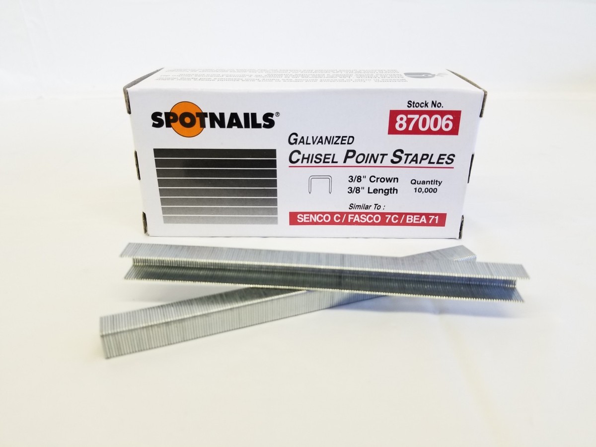 Meite Corrugated Fasteners MC112 – 25 Gauge, 1-Inch Crown, 1/2-Inch Length, 4,000 Staples For Woodworking & Furniture Assembly