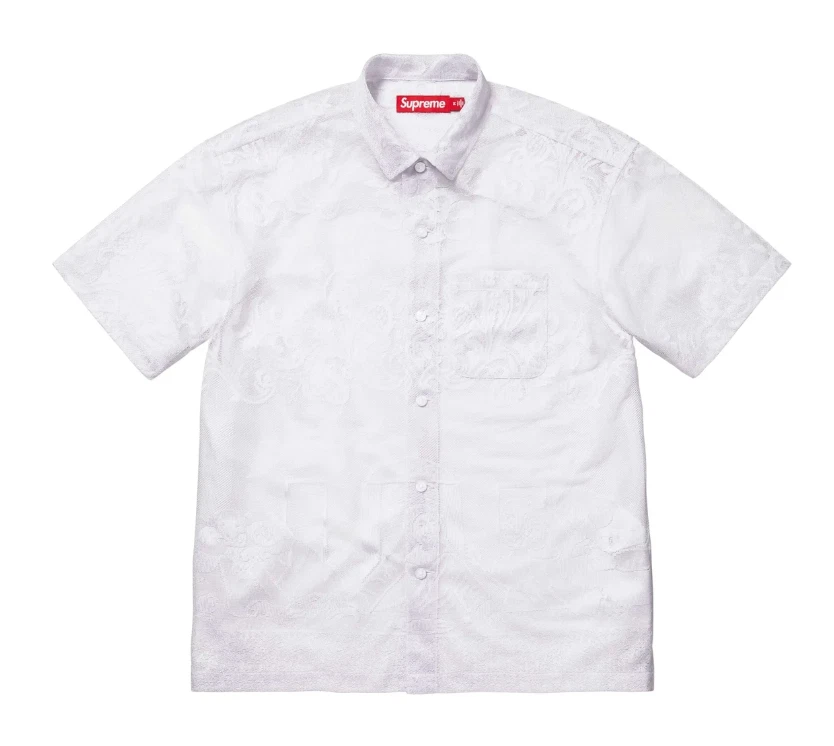 Camisa Supreme Última Cena Encaje S/S Talla Grande Blanca SS25 Supreme Nueva York 2025 Foto 2 de 4