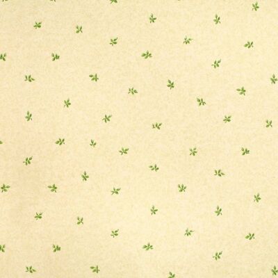 Smita Tapete Fiorellini 54903 kleine Blätter beige grün Vinyltapete Vinyl