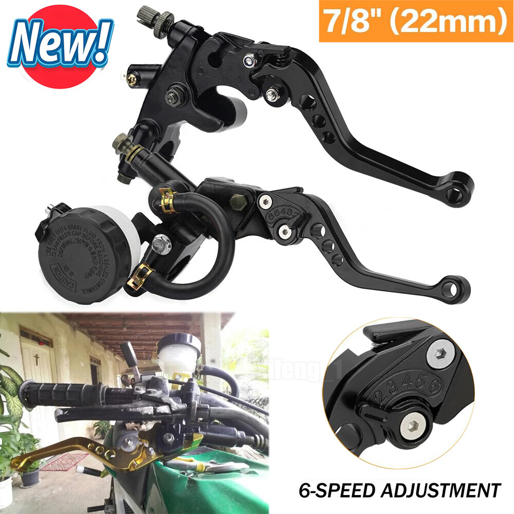 Brake Clutch Levers Master Cylinder Reservoir For Suzuki GS500F GSXR600 GSXR750