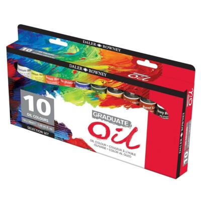 Daler Rowney Graduate Oil Paint Selection Set 10 x 38ml