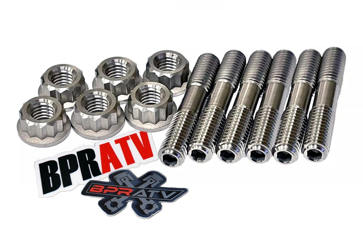 Best RZR Pro XP Turbo S S4 Ti Exhaust Studs Titanium Stud Bolt 12