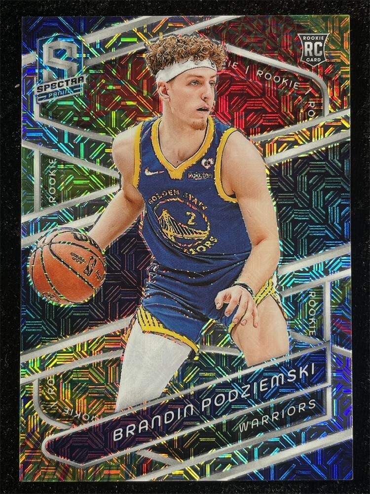 2023-24 Panini Spectra Brandin Podziemski #146 Meta Prizm Rookie RC 25/25=1/1