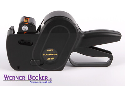 Sato KENDO 26 1-Zeiler 8 Stellen Preisauszeichner + 1.500 Etiketten 26x12