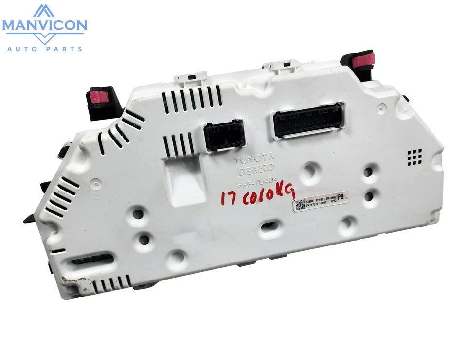 2017 Toyota Corolla Speedometer Instrumental KPH Cluster 83800-F2P80-00 OEM - Image 4 of 4