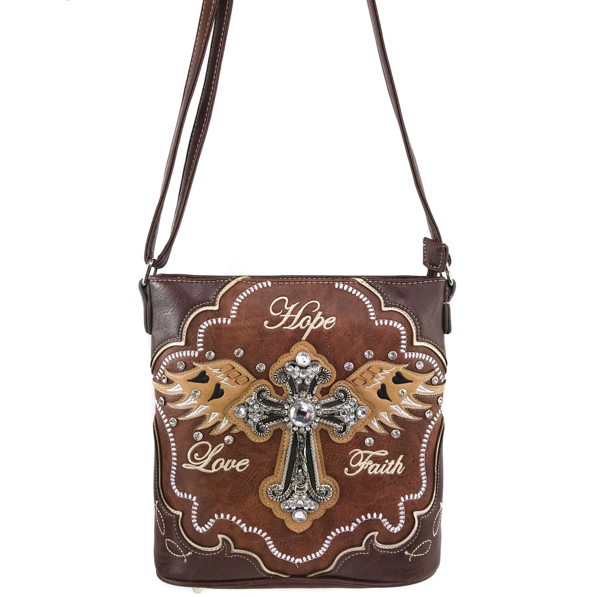 Borsa Maxi Shopping Western Marrone - Inoui Editions - Foto 7