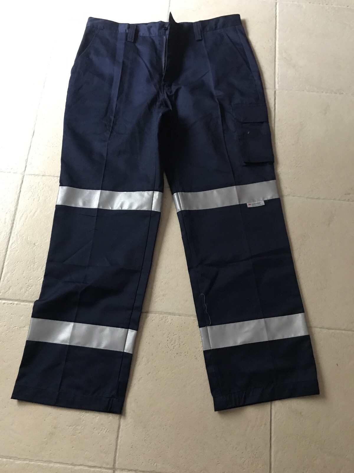 NEW Double reflective Navy Blue Cargo Work Safety Pants Men’s Women’s