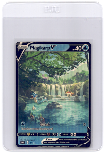 Tarjeta Pokémon holo arte completo hecha a medida PTL182 Magikarp