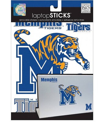 Me & My Big Ideas NCAA Me And My Big Ideas Laptop Stickers MEMPHIS TIGERS