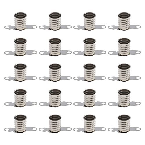 20Pcs E10 Socket Light Dispositivo Fisso E10 Lampadina Socket Base E10 (d7h)