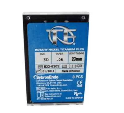 KERR Sybron Endo TF Twisted Files, 3/Pkg different sizes