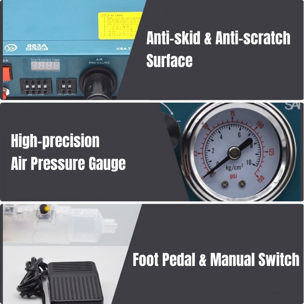 Auto Glue Dispenser 983A Solder Paste Digital Display Liquid Controller