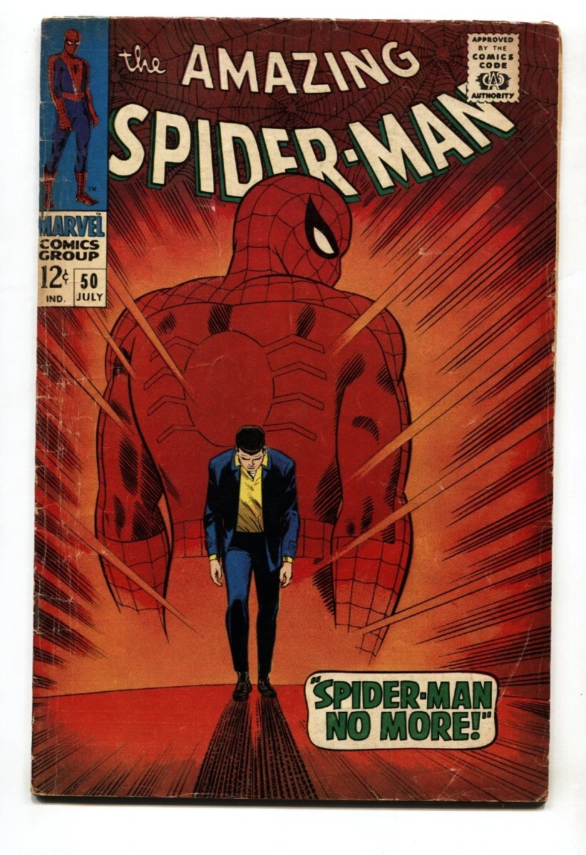 Amazing Spider Man 50 1967 Marvel VG comic book