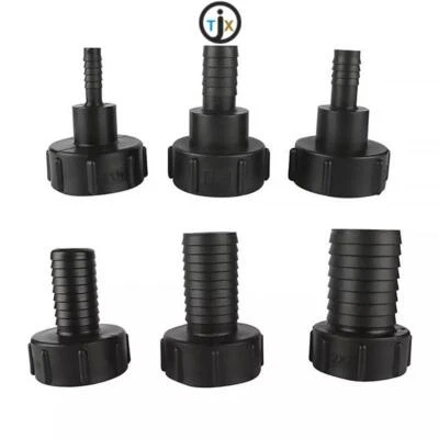 MARKENLOS IBC Regentankdeckel Schlauchanschluss Adapter Tank Anschluss 1/2" 3/4"1"2"