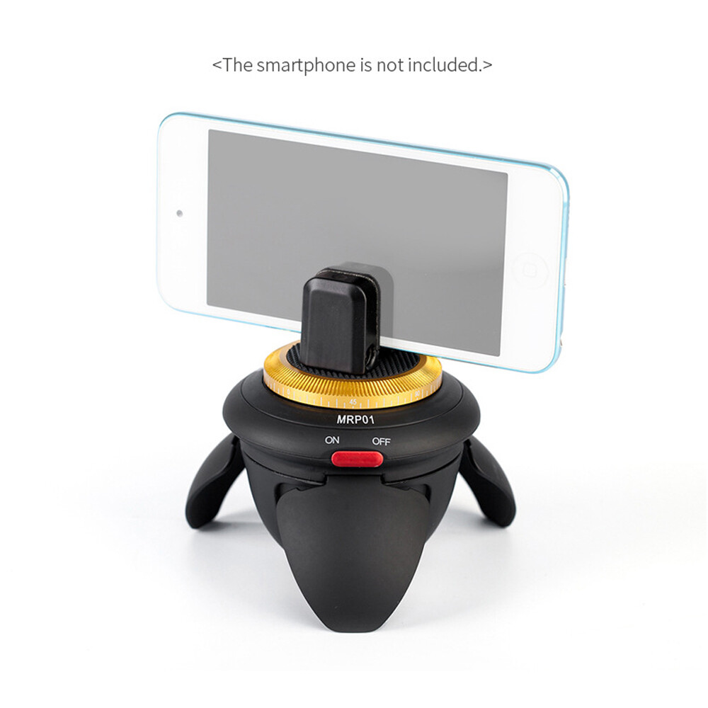 Tripod Head 360 Rotation Panorama Time Lapse For Selfie Stick Smartphones Camera