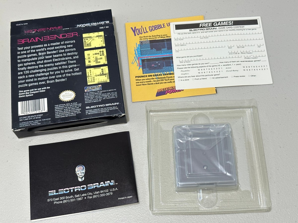 Brain Bender (Nintendo Game Boy) Complete Authentic | eBay