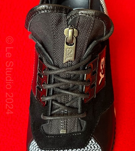 Y-3 ‘ZX’ Adidas Black & White Sneakers, US Women's 9/ US Men's 7.5 (Unisex) - Picture 9 of 15