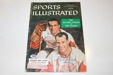 GORDIE HOWE & TED LINDSAY SIGNED 3/18/1957 SPORTS ILLUSTRATED PSA/DNA AUTH COA