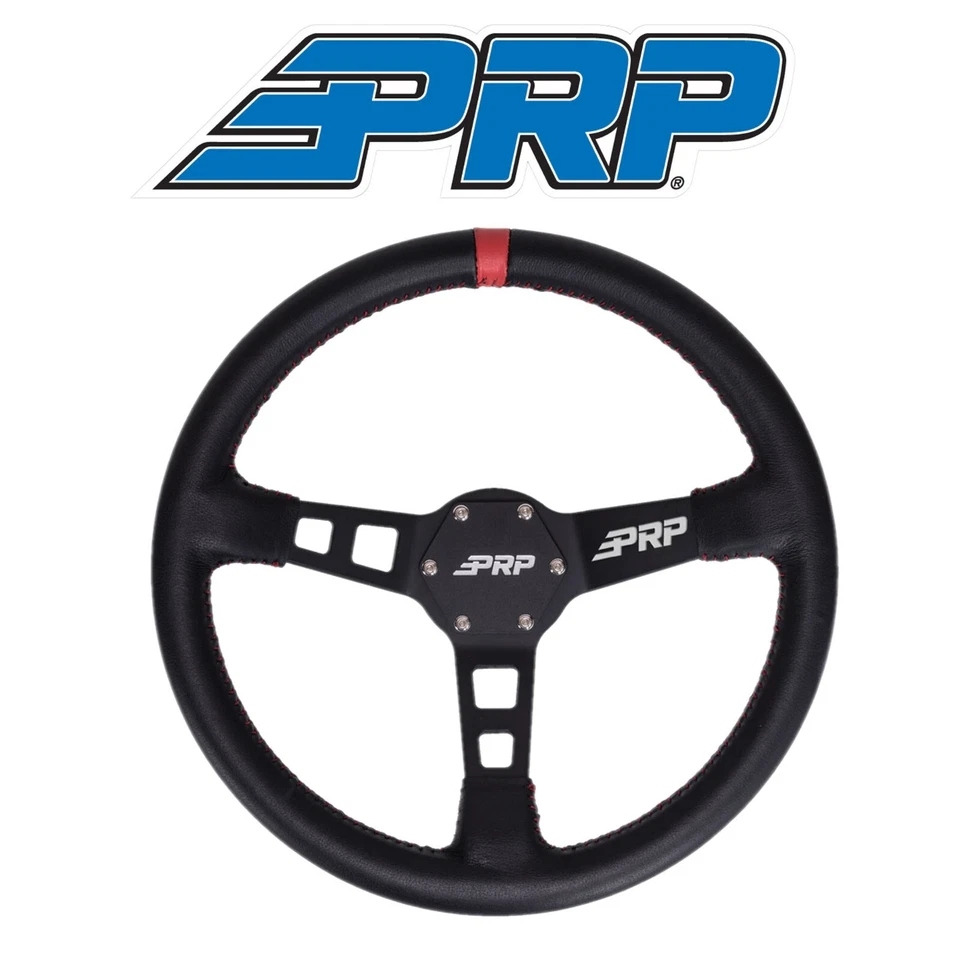 PRP Deep Dish Leather Wheel Red Stripe/Quick Release Hub For John Deere Gator - Image 3 of 4