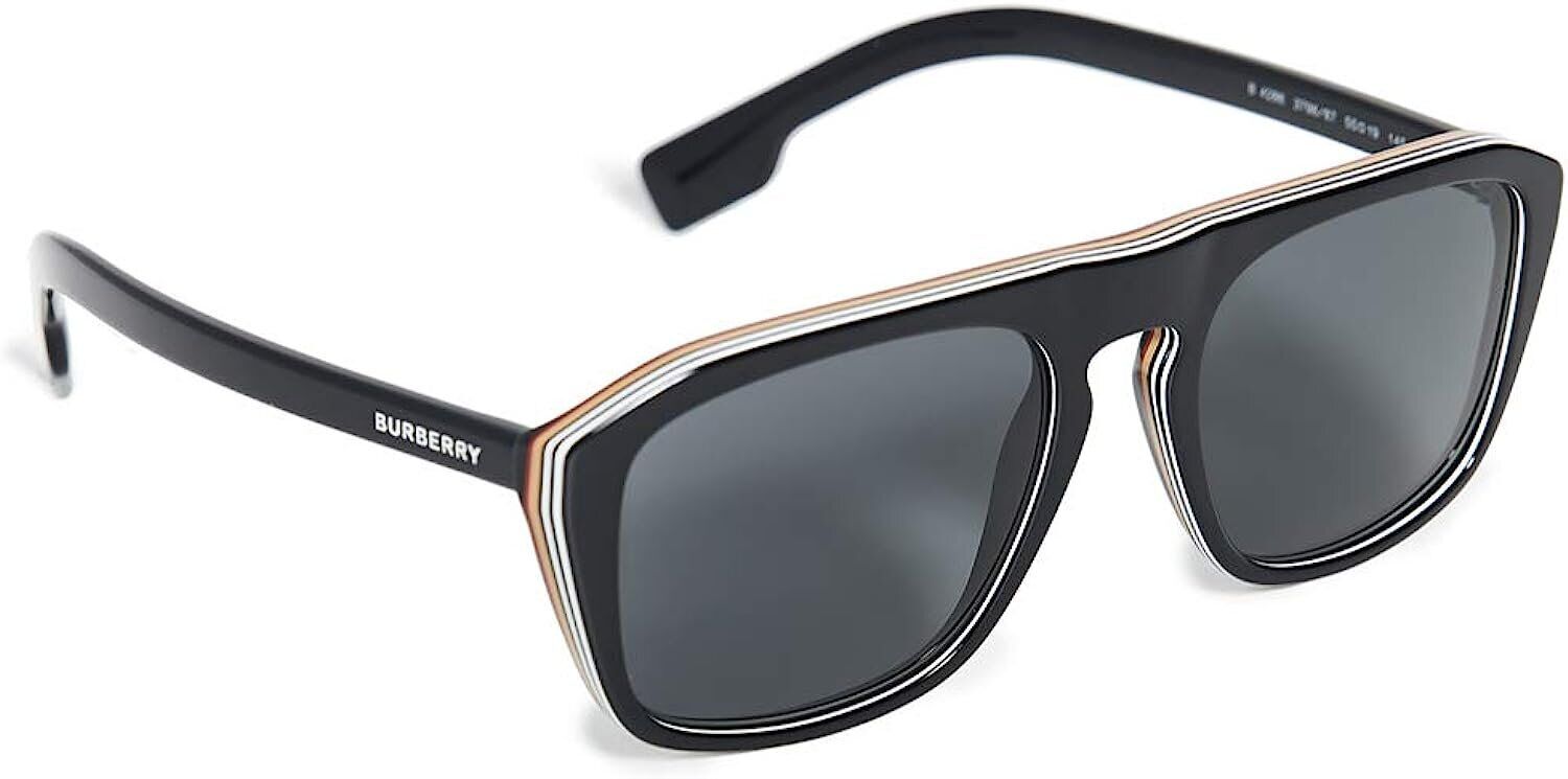 BURBERRY Sunglasses BE 4286 379887 Check Multilayer Black