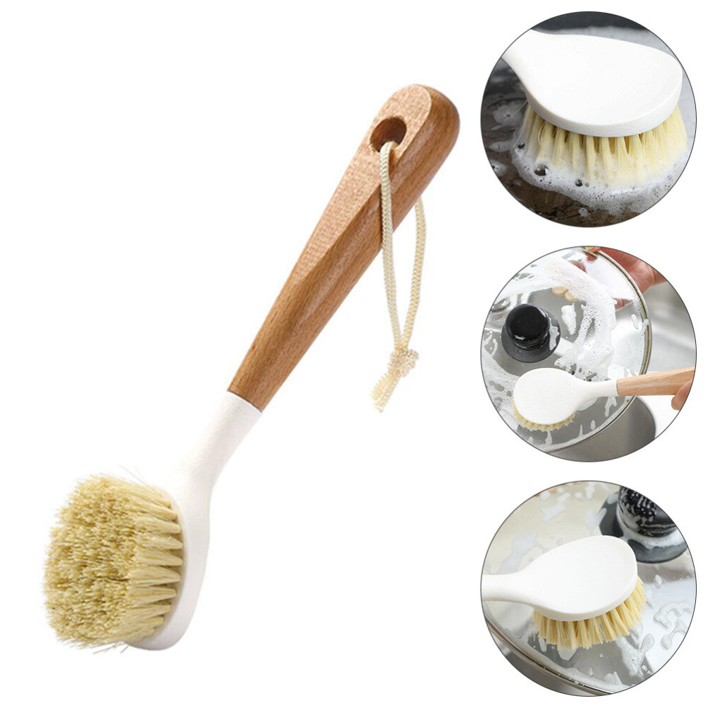 Soap Dispenser for Kitchen Sink Cleaning Pot Brushes Sisal Durable-image