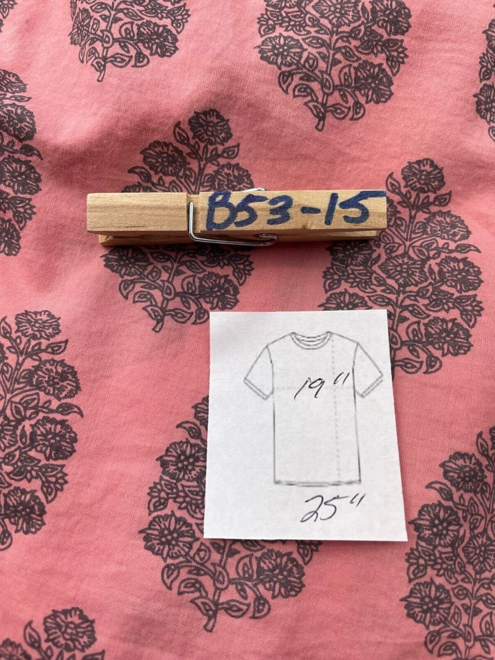 Catálogo Sundance Blusa Campesina Pequeña Top Rosa Damasco Estampado Botón Mujer B53-15 Foto 2 de 4