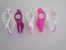 5 PCS PINK,PURPLE,2 WHITE,CLEAR Power Balance Energy Health Bracelet XS,S,M,L.XL